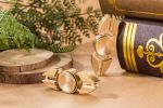 Fidget Hand Spinner Triangle Brass Finger Toy EDC Focus ADHD Autism