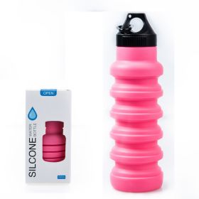 500ML Large Capacity Silicone Sports Water Bottle Outdoor Folding Water Cup For Climbing Travel