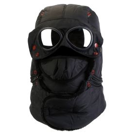 Unisex Thermal Winter Goggles Hat Warmth Trapper Trooper Cap Windproof Dustproof Breathable Hat